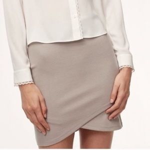 Talula Taupe Asymmetrical Skirt